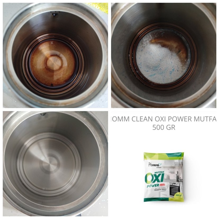 Homm Clean Mutfak Oxi Toz Leke Çıkarıcı - Görsel 5