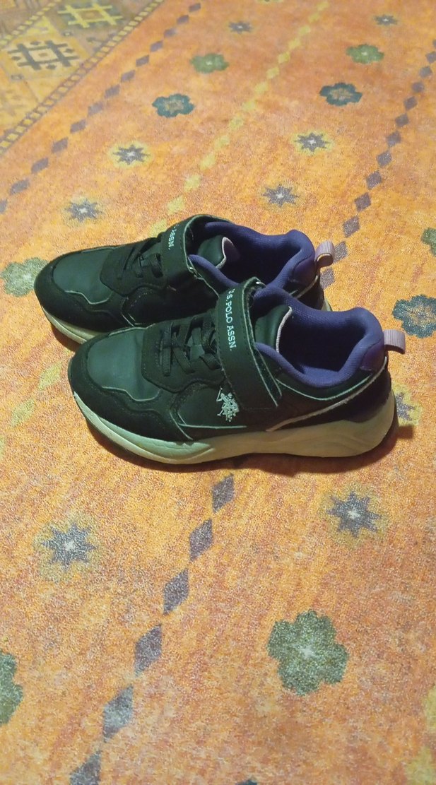 U.S. Polo Assn. Siyah kız Çocuk Spor Ayakkabı - Görsel 2