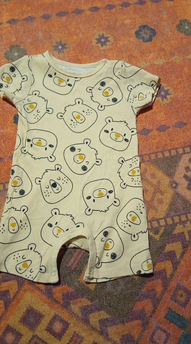 Renkli Baskılı Bebek Erkek Tulum - Görsel 2