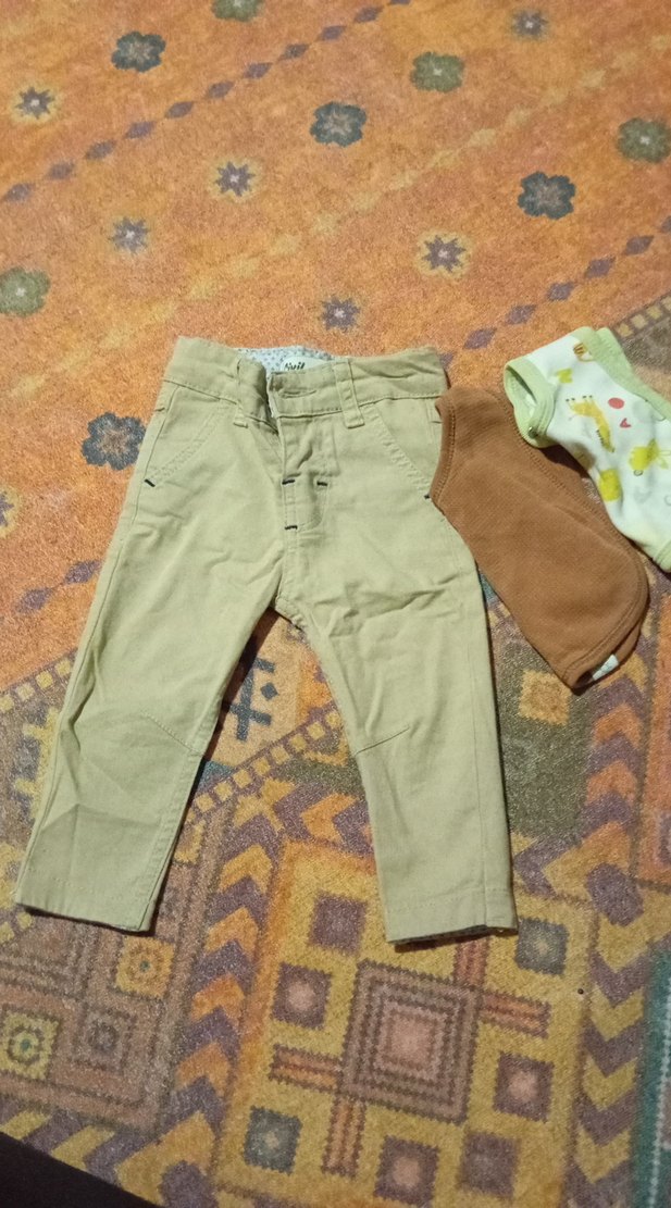 Erkek Çocuk Rahat Kesim Kahverengi Pantolon - Görsel 2