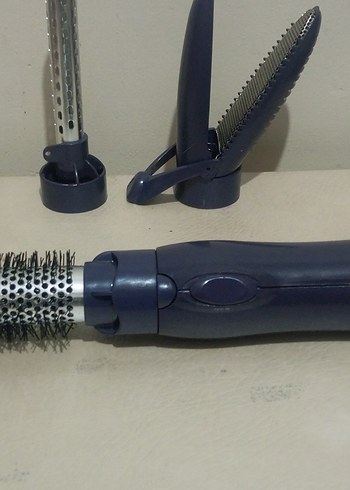 KİNG 1000W Çok Fonksiyonlu Saç Şekillendirici Set - Görsel 4