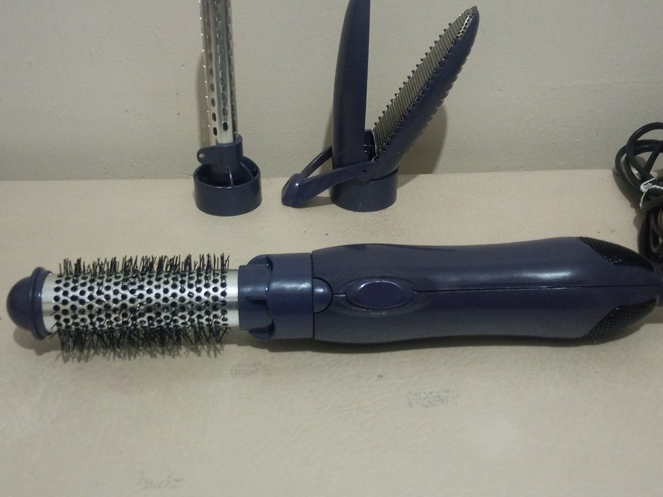 KİNG 1000W Çok Fonksiyonlu Saç Şekillendirici Set - Görsel 4