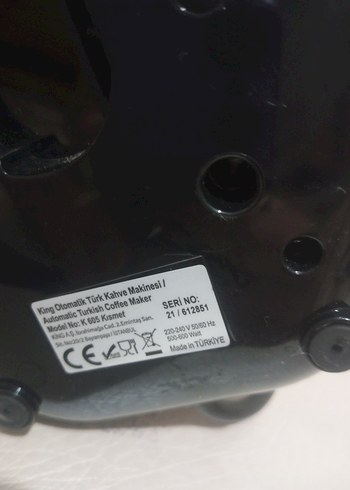 KİNG KISMET Közde Türk Kahve Makinesi - Görsel 6