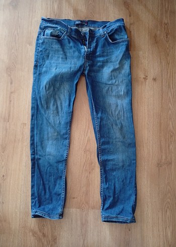 Erkek Rahat Kesim Denim Jean