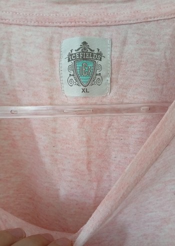 Pembe Hamile Uzun Kollu Baskılı Tişört - Görsel 2