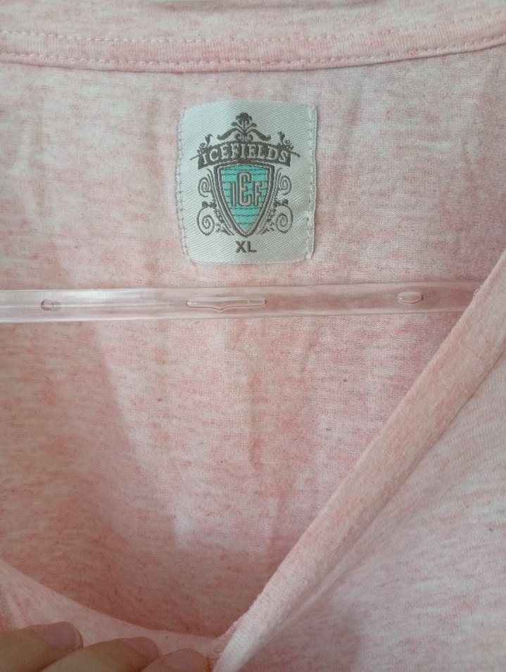 Pembe Hamile Uzun Kollu Baskılı Tişört - Görsel 2