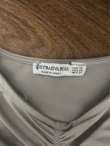 Stradivarius Şık silver bluz