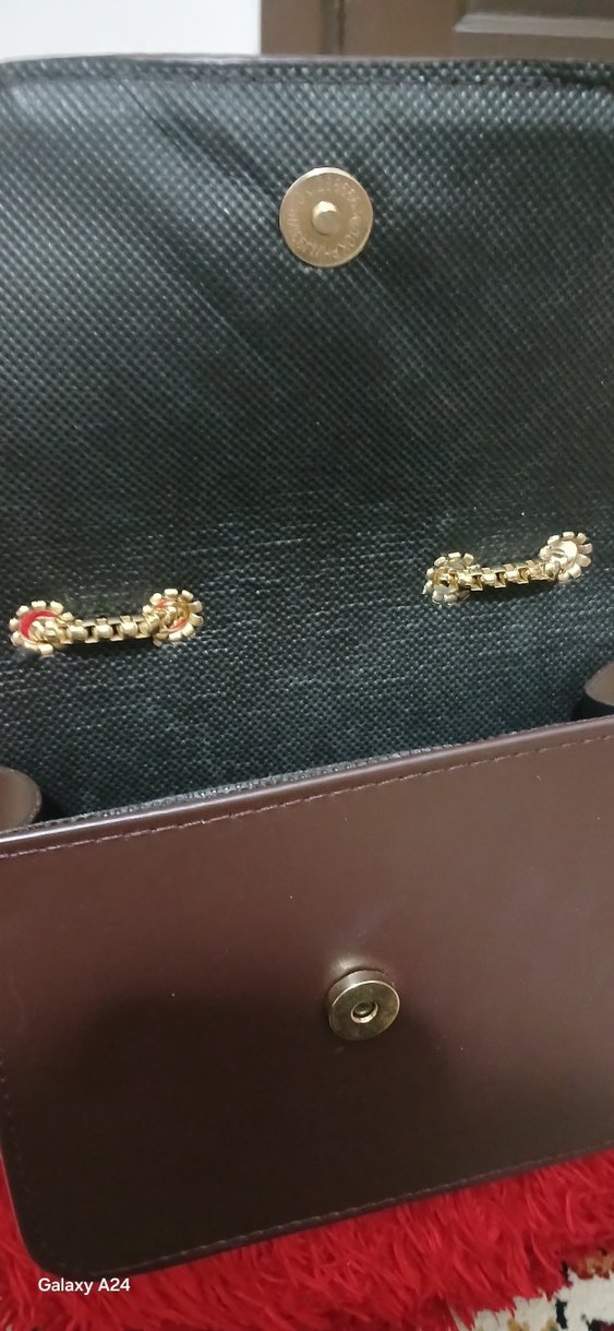 Zarif Yılan Desenl çanta - Görsel 4