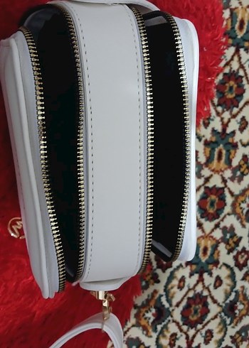 Beyaz Deri Kadın Çanta - Walent - Görsel 5