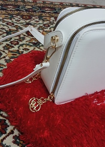 Beyaz Deri Kadın Çanta - Walent - Görsel 3