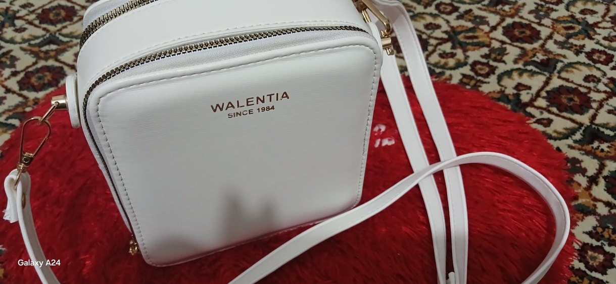 Beyaz Deri Kadın Çanta - Walent - Görsel 4