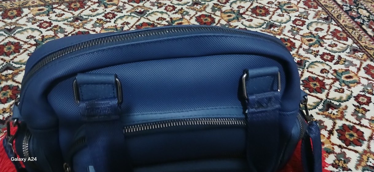 Mavi Kadın Fermuarlı Çanta - Görsel 2