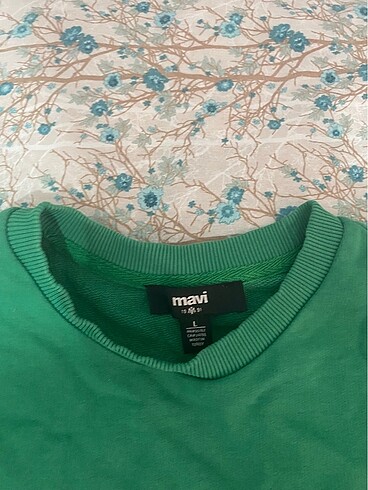 l Beden yeşil Renk mavi sweatshirt