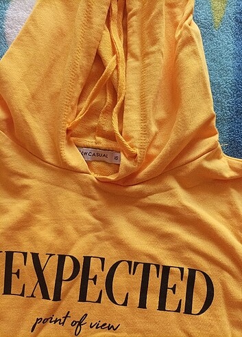 xs Beden sarı Renk LC Waikiki sweatshirt 