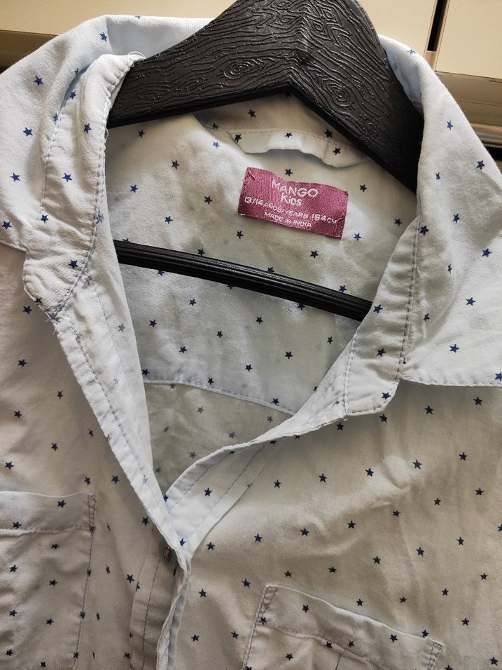 Mango 13/14 Yaş Yıldız Desenli Gömlek - Görsel 2