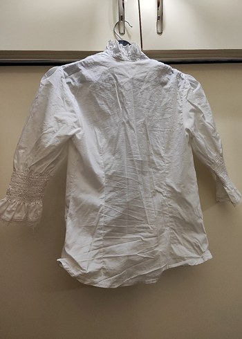 Beyaz Kız Çocuk Gömlek 13/14 Yaş - Görsel 4