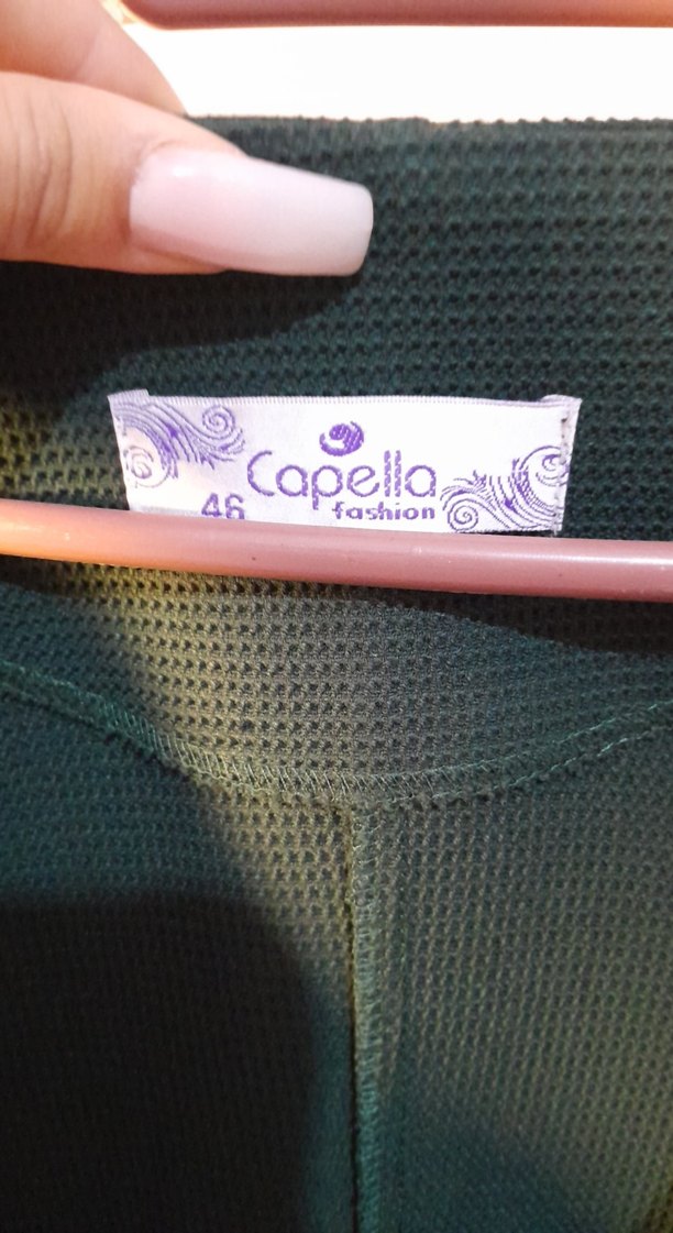 Koyu Yeşil Düğmeli Kadın Blazer Ceket - Görsel 3