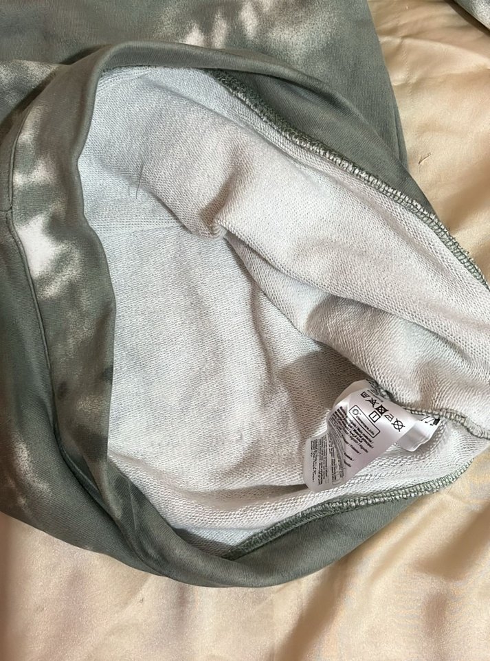 Gri Batik Desenli Kadın Sweatshirt - Görsel 4