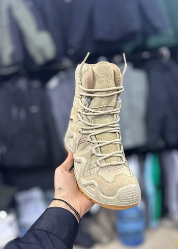 Bej Kamuflaj Bağcıklı Erkek Bot - Görsel 2