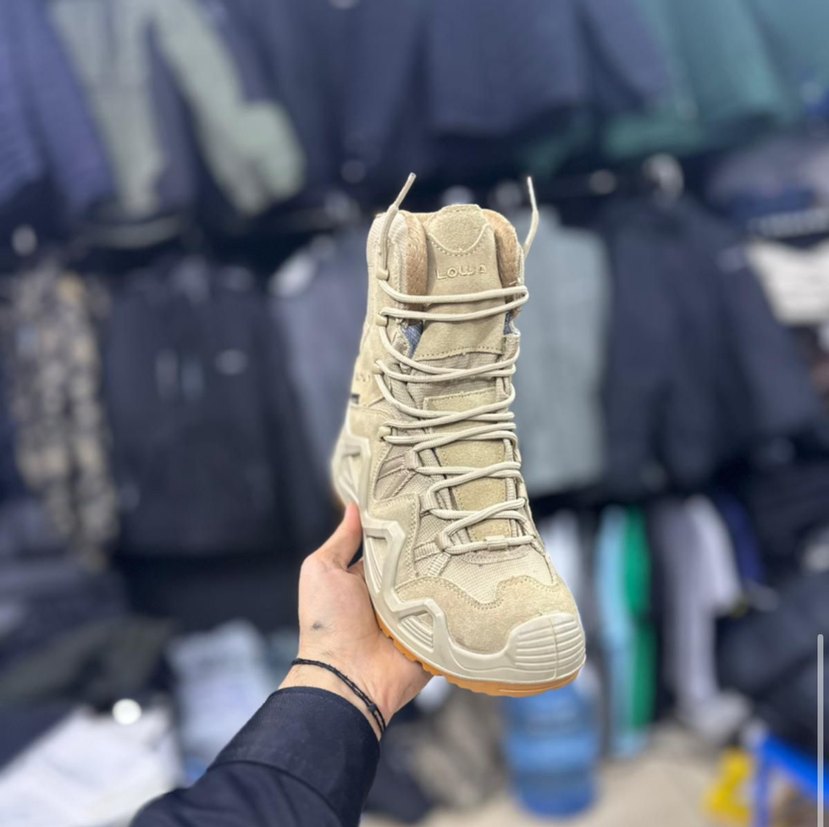 Bej Kamuflaj Bağcıklı Erkek Bot - Görsel 2