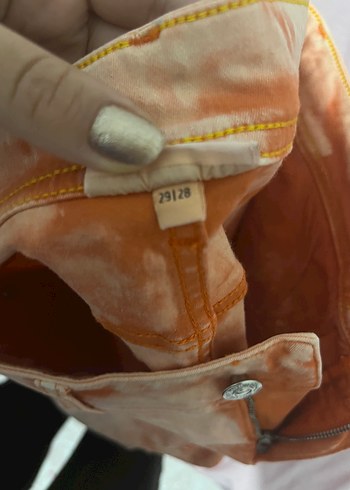 Camel Renkli Kadın Süet Midi Boy Fitilli Jean