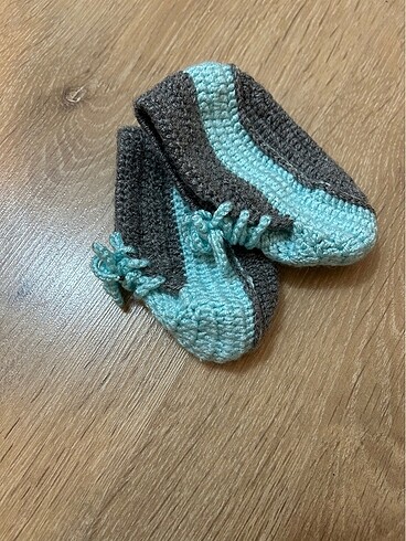 El yapımı bebek patik - Görsel 3