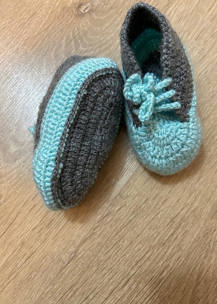 El yapımı bebek patik - Görsel 2