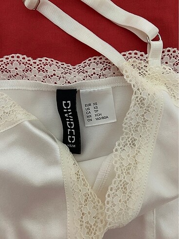H&M Dantel detay askılı top