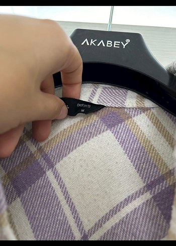 Ekose Desenli Düğmeli Kadın Gömlek