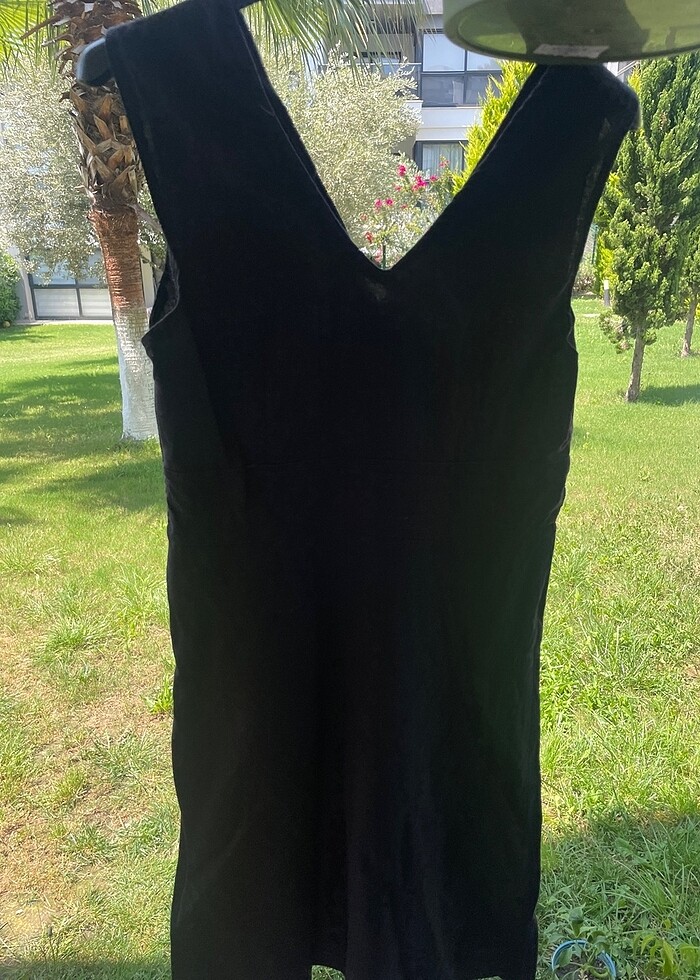 Keten elbise - Görsel 3