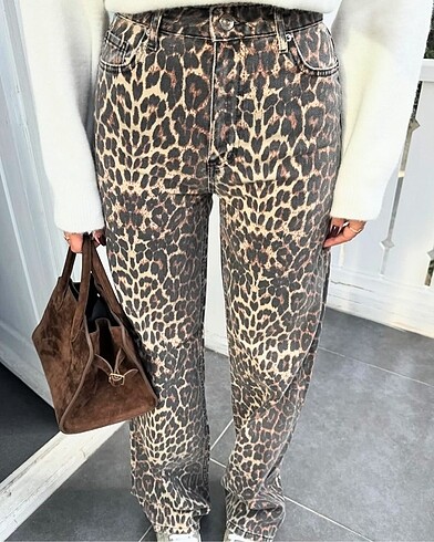 Leopar jeannn 34-40 beden araligi