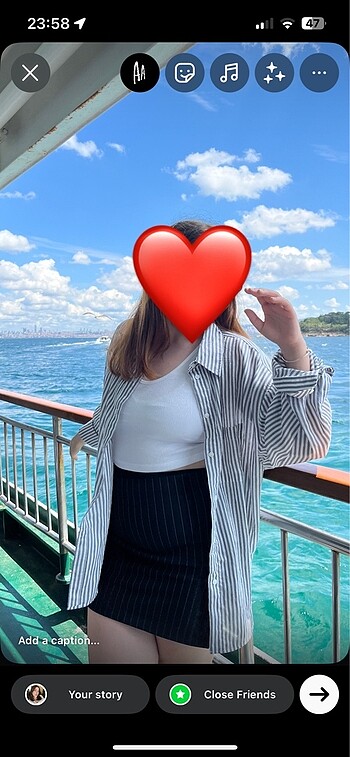 H&M H&M çizgili gömlek