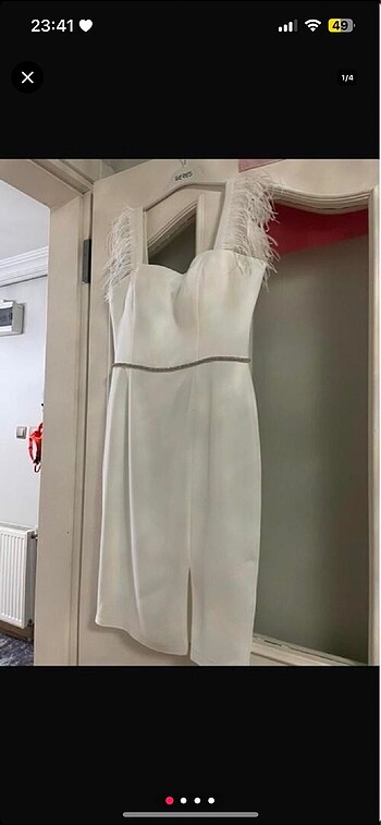 l Beden beyaz Renk Nikah elbisem