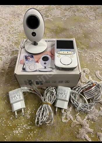 Kablosuz Bebek Monitörü ve Kamera Beyaz - Görsel 3