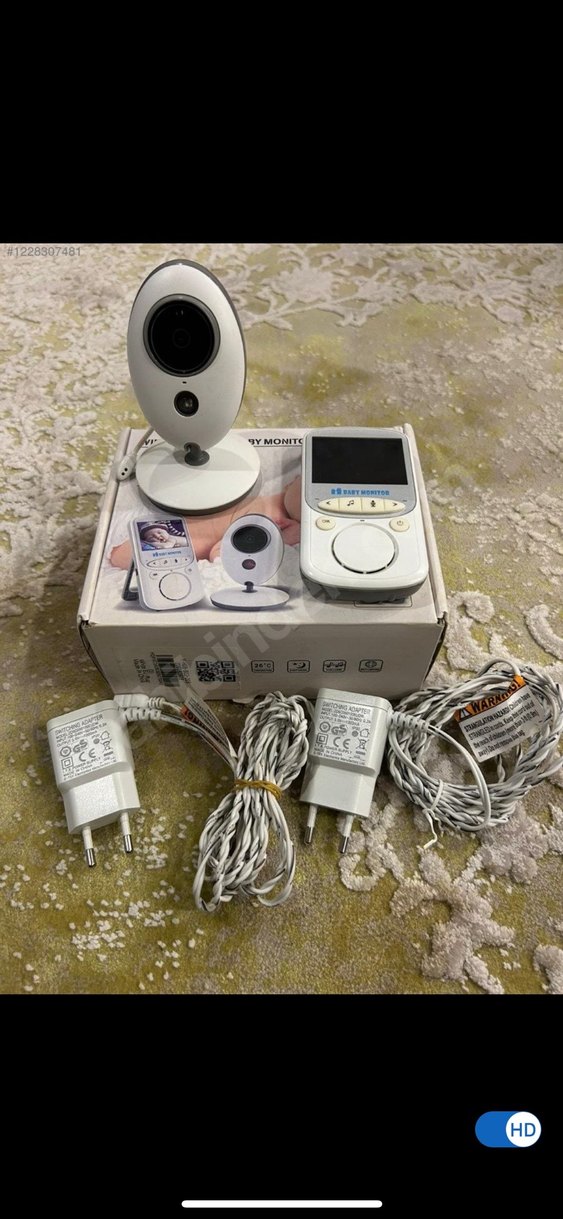 Kablosuz Bebek Monitörü ve Kamera Beyaz - Görsel 3