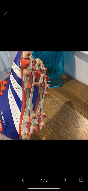 31 Beden mavi Renk Adidas krampon 31,5Numara