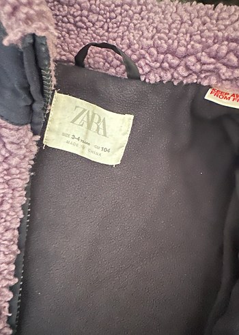 Zara Mor Erkek Çocuk Polar Ceket