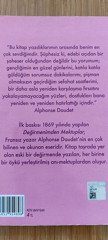  Değirmenimden Mektuplar(kısaltılmış)