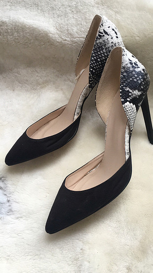 Koton Yılan desenli Stiletto