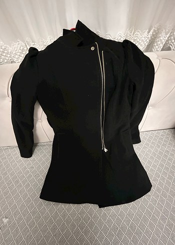 Siyah Fermuarlı kaban - Görsel 4