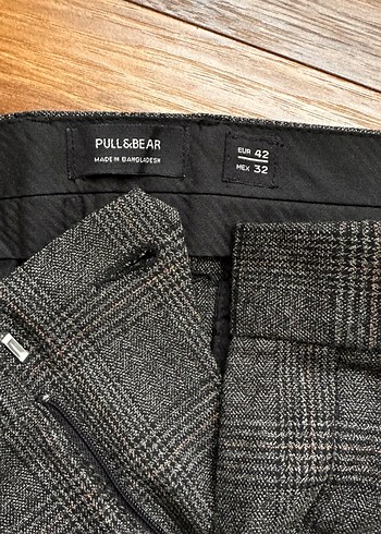 Pull&Bear Kareli Pantolon - Görsel 3