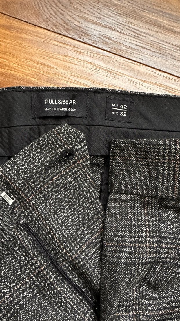 Pull&Bear Kareli Pantolon - Görsel 3