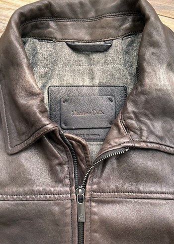 Massimo Dutti Deri Ceket - Görsel 5