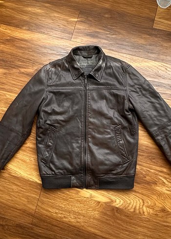 Massimo Dutti Deri Ceket - Görsel 3