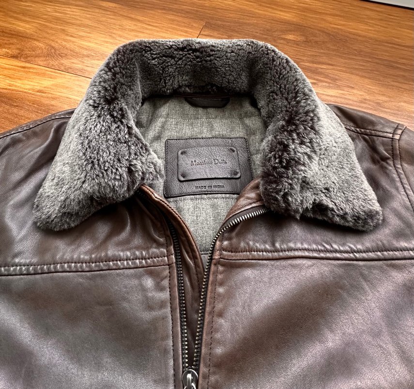 Massimo Dutti Deri Ceket - Görsel 2