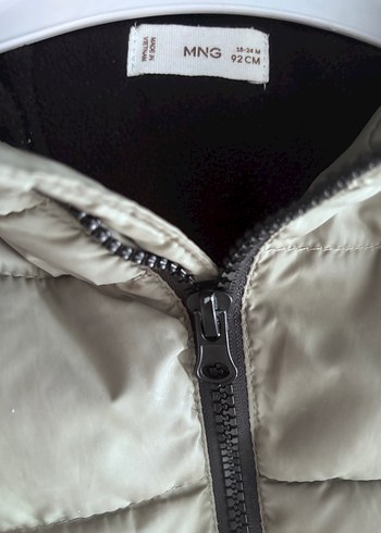 Gri Erkek Çocuk Kapüşonlu Fermuarlı Mont - Görsel 5