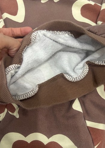 Kız Çocuk Kahverengi Desenli Takım - Görsel 4