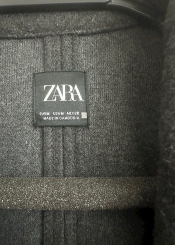 Antrasit Uzun Klasik Kaban - Görsel 2