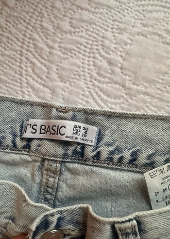 Nakışlı Bohem Çok Renkli Midi Kot Pantolon - Görsel 2