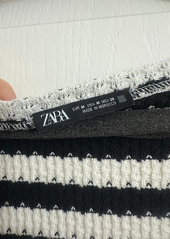 Çizgili Uzun Triko Kadın Elbise - Görsel 2